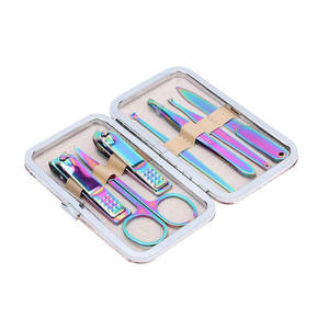 SURGICELL INDUSTRIES – Kit professionnel de manucure et pédicure de luxe en acier inoxydable, outils de soin des ongles avec conception de filetage de précision pour - Product Image 1