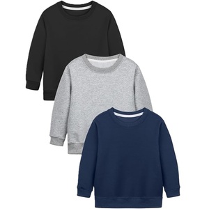 เสื้อสเวตเชิ้ตคอกลมทรงทันสมัยและพอดีตัว สีพื้น สำหรับผู้ชาย ทรงปกติ ผ้าถัก ส่งออกจากบังกลาเทศ - Product Image 5