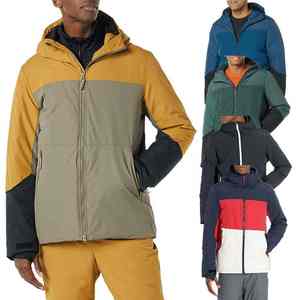 Veste isolante à manches longues pour homme, imperméable, à capuche, coupe-vent, veste de neige, vêtements décontractés pour l'extérieur - Product Image 1