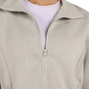 Servicio OEM, Conjuntos Deportivos Casuales para Mujer, Color Sólido, Logotipo Personalizado, Tallas Grandes, Cuello con Capucha, 100% Algodón, Secado Rápido, Venta al Por Mayor - Product Image 4