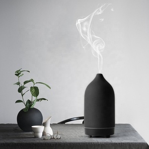 Diffuseur d'arôme ultrasonique en céramique Homefish avec lumière LED Diffuseur de <span class=keywords><strong>parfum</strong></span> d'huiles essentielles Geurverspreider Diffuseur de <span class=keywords><strong>parfum</strong></span> - Product Image 1
