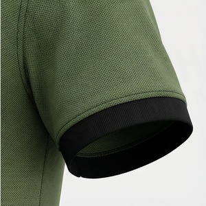 Camisetas Polo de Verano de Algodón para Hombre, Tallas Grandes, Manga Corta, Corte Ajustado, Estilo Golf, con Media Cremallera, Ropa Deportiva Personalizada - Product Image 6