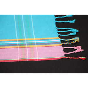 Serviette Peshtemal Kikoy en coton - Design rayé moderne et luxueux, séchage rapide, écologique, pour la plage, promotion de la marque (taille personnalisée) - Product Image 2