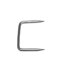 Agrafes Blount en acier inoxydable de qualité supérieure pour l'arrestation de la croissance osseuse orthopédique, outil chirurgical pédiatrique pour l'épiphysodesis, réutilisable, certifié CE ISO - Product Image 1