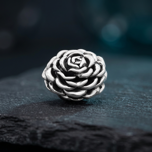 Anillo de Joyería Romántico de Varias Capas con Rosas en Pleno Florido para Mujer, de Plata 925 - Product Image 1