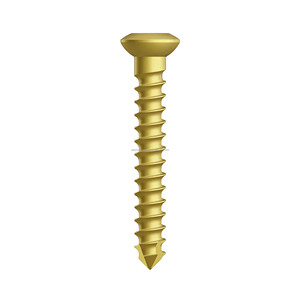 Tornillos Corticales Ortopédicos Reutilizables de Acero Inoxidable 316L de Grado Médico para Fijación de Fracturas en Placas de Trauma Canino Veterinario - Product Image 2