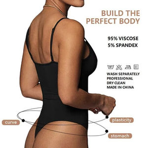 Ropa Deportiva Cómoda, Transpirable y Sexy, Body Ajustado con Tanga, Espalda Descubierta y Escote Profundo en V para Mujer, Ideal para Fiestas de Verano - Product Image 5