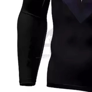 Dernier design, prix abordable, hauts de compression MMA pour hommes, couleur unie, respirant, léger, rashguard en vente en ligne - Product Image 6