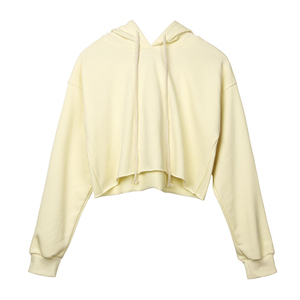 Compre Sudaderas con Capucha para Mujer, Nueva Moda, Sudadera Corta de Dos Piezas, Sudadera con Capucha Corta para Mujer, Hecha en Pakistán - Product Image 1
