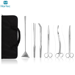 Kit de Herramientas de Acuarios de Acero Inoxidable Personalizado, Tijeras para Recortar Plantas Acuáticas, Pinzas, Juego de Limpiadores de Acuarios - Product Image 2