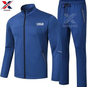 Ensemble de survêtement d'hiver haute performance 100 % coton molletonné imprimé numériquement, 2 pièces, unisexe, qualité export - Product Image 1