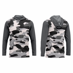 เสื้อฮู้ดน้ำหนักเบาสำหรับฤดูร้อน ผ้าโพลีเอสเตอร์ 100% ระบายอากาศได้ดี ยืดหยุ่น แห้งเร็ว สวมใส่สบาย - Product Image 2