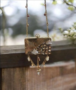 Designer MOSSAIQUE Gold-Plated Metal Handmade Customized Shape Clutch Bag for Women-Fashion Promotion <b>Gift</b> Mother's Day - Product Image 2