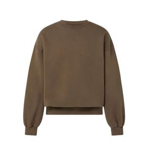 Sweatshirts Men Custom Crewneck Sweatshirts Long Sleeve Sweatshirts <b>Thick</b> <b>Fleece</b> Single Color - Product Image 2