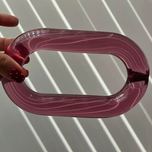 Décorations murales modernes personnalisées en chaîne acrylique, ornements suspendus faits à la main en résine pour la décoration intérieure, prêts pour le festival Diwali - Product Image 1