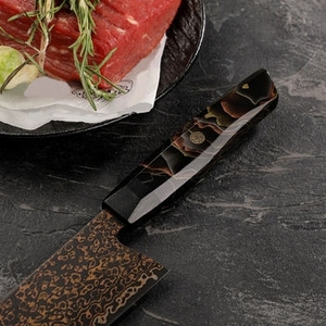 Couteau de Chef de Luxe en Acier Damas Fait Main, Motif Élégant, Poignée en Bois Durable, Qualité Industrielle, Garantie 3 Ans pour les Gourmets - Product Image 3