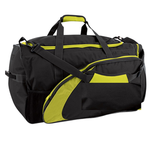 Modern Black Sport Football Duffel Bag for Adults Oxford Fabric Durable Lightweight Large with Shoulder Strap Multiple Pockets - Product Image 5