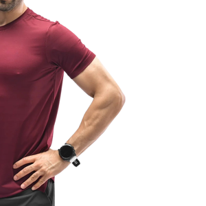 <b>Men's</b> Custom <b>Burgundy</b> Athletic Performance T-<b>Shirt</b> Lightweight Breathable Stretch Quick Dry Training Gym Sports Tee OEM wear - Product Image 6