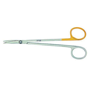 Tijeras de acero inoxidable en forma de S afiladas con TC Super Cut de 13,5 cm, tijeras para cirugía dental - Product Image 2