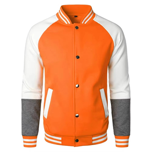 Chaqueta Varsity Casual de Lona 100% Lana de Alta Calidad para Hombre, con Logotipo Frontal, Transpirable, de Secado Rápido, para Invierno - Product Image 3