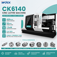 Vente directe usine CK6140 Tour CNC horizontal à banc plat pour le traitement des brides, petit tour CNC pour métaux