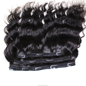 Invisible clip in hair <b>extensions</b> real human hair, seamless blend, ultra thin wefts, secure hold, reusable, natural volume - Product Image 5