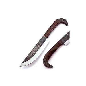 Cuchillo Vikingo de Primera Calidad con Cabeza de Cuervo de Odín, Forjado a Mano con Hoja de Acero de Alto Carbono y Mango con Cabeza de Ave - Product Image 4