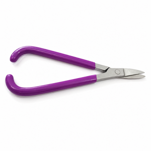 Jewelry <b>Wire</b> Cutter Flush Cutter Snips Precision Cutting Pliers Sharp Blade <b>Craft</b> DIY Beading Tool Purple Grip - Product Image 5