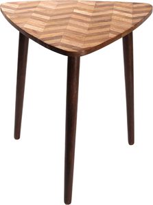 Mesa de Centro, Mesa Auxiliar, Mesa de Madera con 3 Patas y Diseño Triangular 21x22 - Mesa de Estilo Moderno para Sala de Estar, Uso Doméstico - Product Image 3