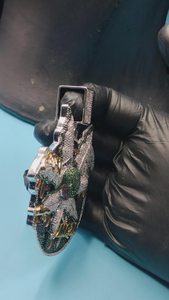 จี้รูปใบกัญชาแบบกลมผ่านการทดสอบ ประดับเพชรโมอิสซาไนต์ จี้ใบกัญชาแบบฮิปฮอป เงินแท้ 925 - Product Image 5