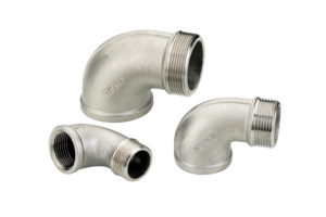 Raccord coudé de rue en fonte malléable pour conduites d'eau basse pression - Product Image 1