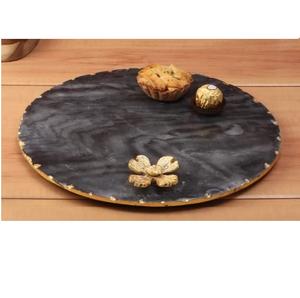 Bandejas de Servir de Mármol de Primera Calidad, Bandeja para Servir Alimentos de Primera Calidad, Decoración de Mesa para el Hogar y Hoteles, Bandeja Única - Product Image 1