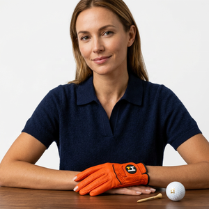 Gants de golf en cuir véritable de haute qualité, doux, respirants, antidérapants, couleurs personnalisées, gants de golf pour femme, main gauche - Product Image 4