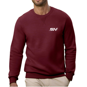 เสื้อสเวตเชิ้ตผู้ชายขายส่ง 350gsm สกรีนโลโก้ได้ ผ้าคอตตอนผสมทรงหลวม สวมใส่สบาย ราคาถูก - Product Image 1