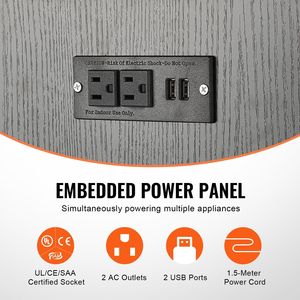 Supporto per Acquario da 20 Galloni con Capacità di Carico di 76 kg, in Acciaio e MDF, per Rettili e Tartarughe, 65 x 42 x 81 cm - Product Image 5