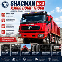 Shacman F3000/X3000, Camion benne basculante 6x4, Camion benne d'occasion pour la construction, Exportation en Ouganda, Camion de carrière