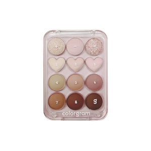 Palette de fards à paupières Colorgram Pin Point 02 - Beauté coréenne, maquillage coréen, cosmétiques coréens, fards à paupières cruelty-free, mats et scintillants - Product Image 1