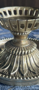 Candelabro de Metal Vintage al por Mayor, Acabado en Latón Antiguo, Portavelas Corto para Decoración de Bodas y Hogar - Product Image 6