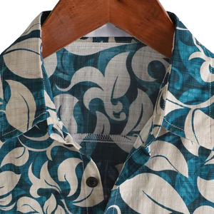 Chemises décontractées pour hommes à manches courtes à imprimé hawaïen, boutonnées, respirantes, séchage rapide, pour la plage et l'été - Product Image 5