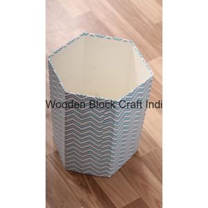 Poubelle à couvercle roulant en papier écologique imprimée, à ouverture supérieure, avec capacité personnalisée pour usage domestique et extérieur - Product Image 3