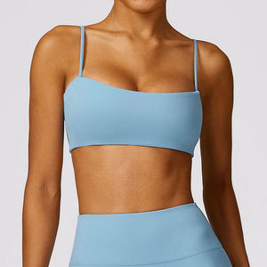 Sujetador deportivo de compresión de cuello alto para mujer al por mayor – Chaleco ligero elástico para correr, gimnasio, fitness, yoga y ropa deportiva - Product Image 3