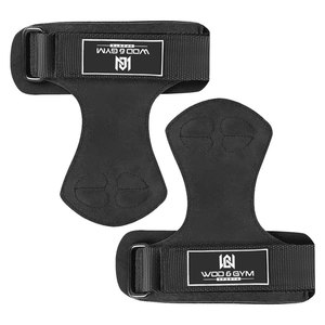 Gants de gymnastique en cuir sur mesure avec protection antidérapante pour la paume, pour la musculation, l'haltérophilie et la musculation en salle de sport - Product Image 1