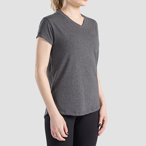 Venta Directa de Fábrica, Camisetas Básicas de Manga Corta para Mujer, Top Corto, Camisetas Deportivas con Cuello Redondo - Product Image 3