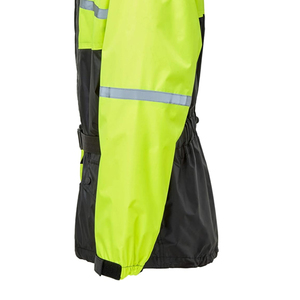 Veste de travail en polyester réfléchissant haute visibilité personnalisée, manteau de sécurité bicolore, OEM ODM, marque privée, vente en gros, faible MOQ - Product Image 4