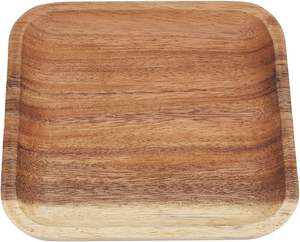 Juego de Platos de Madera Hechos a Mano de Alta Calidad, Plato de Madera Moderno para Comida, Regalo Empresarial - Product Image 3