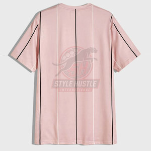 Camiseta cómoda 100% algodón con logo personalizado impreso, diseño único, corte holgado, camiseta de verano para hombre, diseño con MOQ bajo. - Product Image 2