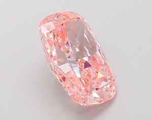 Diamant rose vif fantaisie modifié en forme de coussin de 2,57 carats, cultivé en laboratoire par CVD, clarté VVS2, taille excellente, pierre précieuse non montée pour la création de bijoux - Product Image 4
