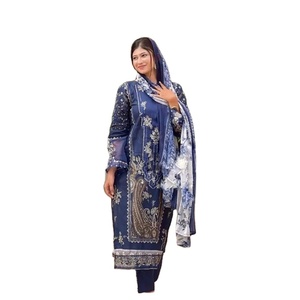 Fournisseur mondial de vêtements indiens pour les fêtes et les festivals, ensemble de costumes en coton épais pour femmes au meilleur prix - Product Image 1