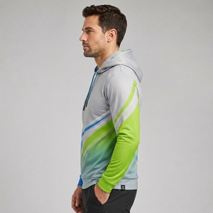 Sudadera con Capucha Sublimada para Hombre, Sudadera de Forro Polar con Logotipo Personalizado, Sudadera Informal de Invierno para Hombre - Product Image 3