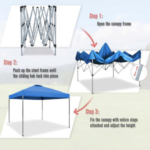Portable Four-Season Extended Pop-Up <b>Canopy</b> <b>Tent</b> Single-Layer One-Bedroom Outdoor Camping Garden Parties Weddings - Product Image 6